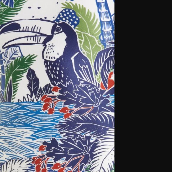 FARM Rio Anthropologie Graphic Rio One-Piece Swimsuit Sz M Retail Price $185.00 - Picture 11 of 16